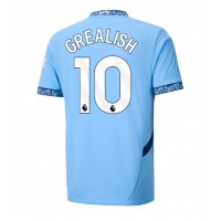 Billiga Manchester City Jack Grealish #10 Hemma fotbollskläder 2024-25 Kortärmad